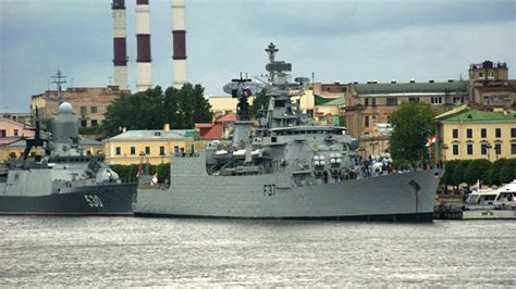 Aa Me In Brahmaputra Class Guided Missile Frigate Ins Beas Of The