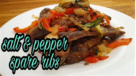 How To Cook Spicy Salt And Pepper Spare Ribs Panlasang Pinoy Youtube