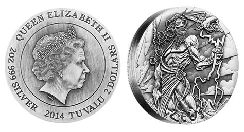 2014 Zeus High Relief Coin Begins Gods Of Olympus Series Coin News