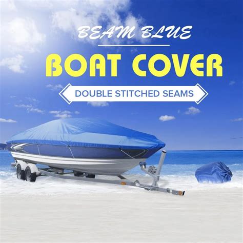 210D Barco Boat Cover Anti UV Waterproof Heavy Duty Marine Trailerable