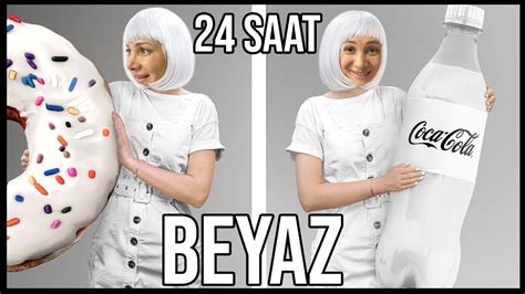 24 SAAT HER ŞEY BEYAZ CHALLENGE 24 SAAT TEK RENK CHALLENGE TEK RENK