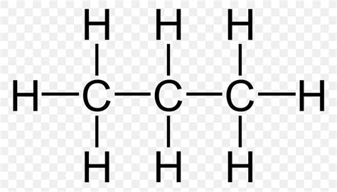 Structural Formula Propane Chemical Formula Skeletal Formula Chemical ...