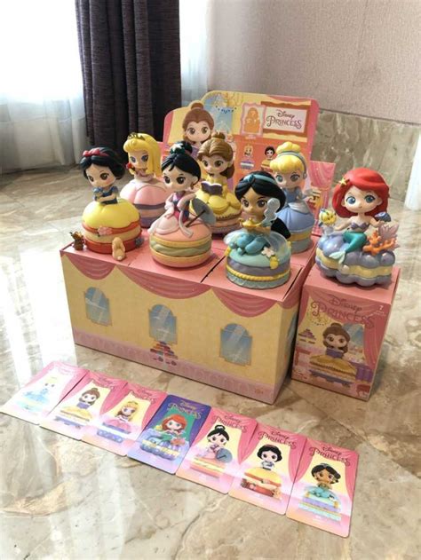 Jual Miniso Disney Princess Macaron Storage Jewelry Box Blindbox Blind