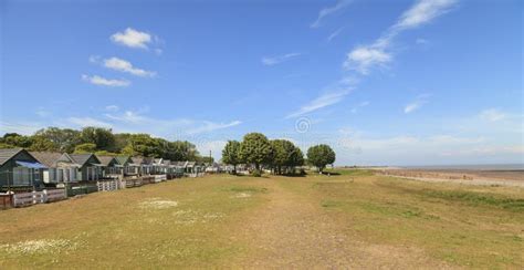 Holiday Chalets At Dunster Beach Somerset England U Stock Image Image Of Vacation Somerset