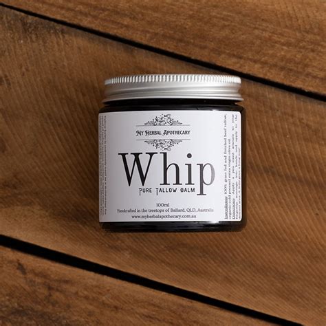 Whip Pure Tallow Balm Ml My Herbal Apothecary