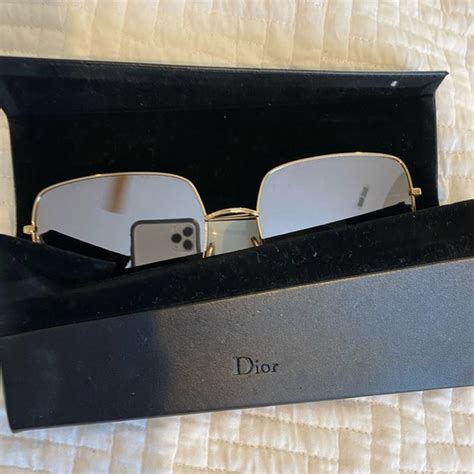 Dior Accessories Christian Dior Stellaire Mirrored Gold Sunglasses Poshmark