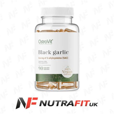 OSTROVIT BLACK GARLIC Fermented Extract SAC Immune System Booster Vegan