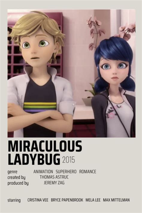 Miraculous Ladybug (2015) Minimalistic Poster | Miraculous ladybug ...