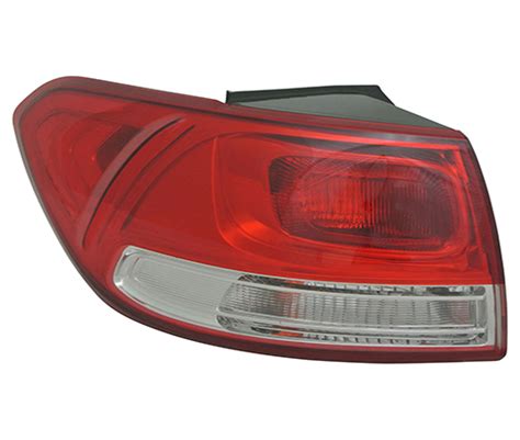 Halogen Outer Quarter Tail Light Rear Lamp Left Driver For 16 18 Kia