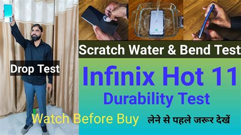 Infinix Hot Durability Test Drop Test Water Test Scratch Test And