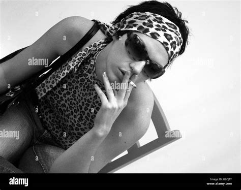 Cute Bikini Black And White Stock Photos Images Alamy
