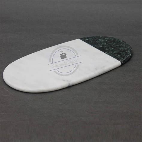 Serving Range White Marble Chopping Board For Restaurant Packaging