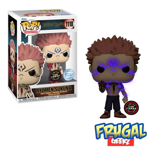 Funko Pop Anime Jujutsu Kaisen Ryomen Sukuna Gitd Chase With Heart