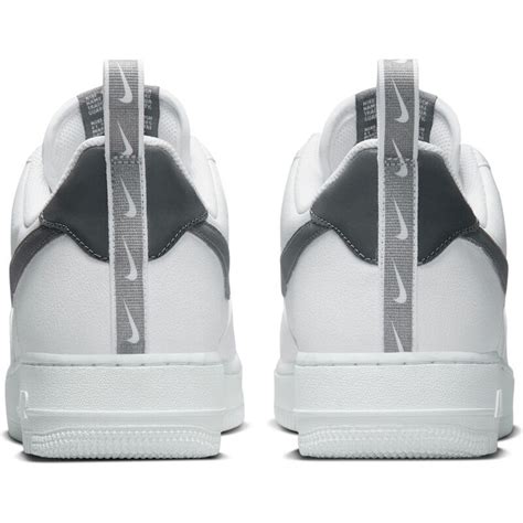 Nike Air Force 1 07 Lv8 Ut Tu White Metallic Dark Grey Glamiro