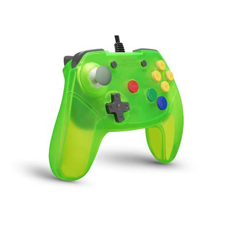 Retro Fighters Brawler N64 Wireless Controller Extreme Green Secret Castle Toys And Games