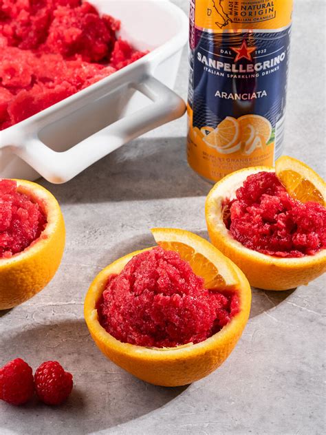 Raspberry Orange Granita Video Recipe The Feedfeed