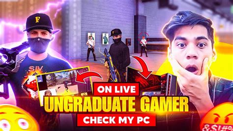 Ungraduate Gamer Check My Pc 😯 On Live 😱🔥 Samsung A3 A5 A6 A7 J2 J5 J7