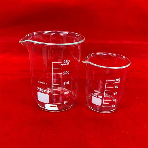 Tall Form Heat Resistance Polishing Customize Clear Borosilicate Glass