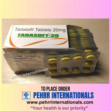 Tadasoft 20mg Tadalafil Tablets At Rs 100 Stripe Tadalafil Tablets In