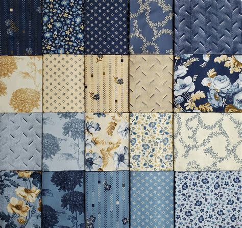 Boundless Blue Belle Fat Quarter Bundle 20 Pieces Quilting Cotton EBay