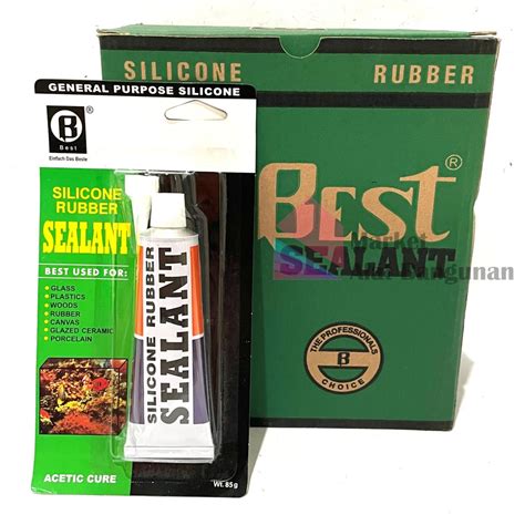 Jual Lem Kaca Sealant Silicone Tube Best 85 Gram Shopee Indonesia