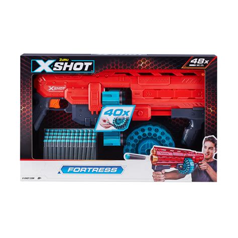 Zuru X Shot Excel Fortress 40 Dart Capacity Barrel Foam Dart Blaster