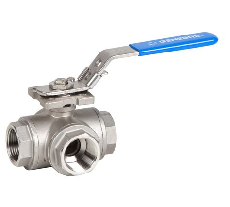 GENEBRE 3 WAYS BALL VALVE REDUCED