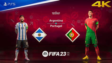 Fifa 23 Argentina Vs Portugal Ft Messi Ronaldo Fifa World Cup