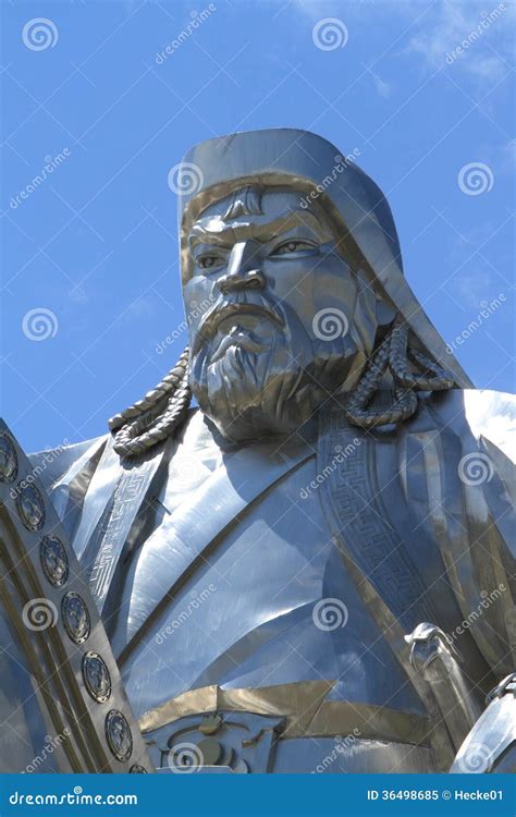 Genghis Khan Monument stock image. Image of warrior, empire - 36498685