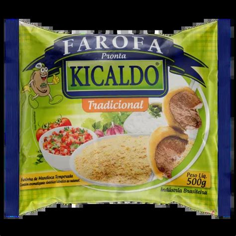 Farofa De Mandioca Tradicional Temperada Yoki Pacote 1kg Embalagem