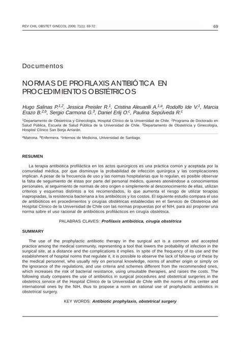 PDF NORMAS DE PROFILAXIS ANTIBIÓTICA EN PDF filenormas de