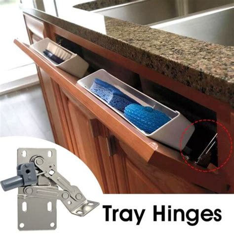 Pairs Cabinet Drawer Soft Close Tip Out Tray Hinges Scissor Hinges