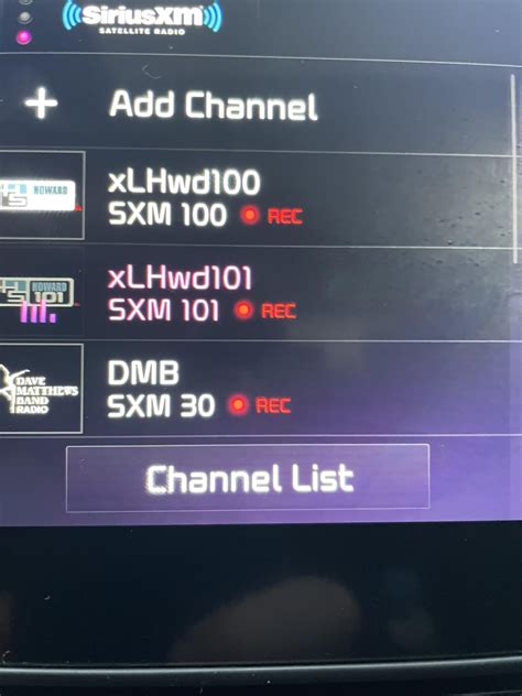 What Does The Record” Symbol Next To Sirius Presets Mean Rkianiro