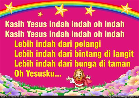 Lirik Lagu Pujian Rohani Kristen Sekolah Minggu Gereja Tuhan Yesus ...