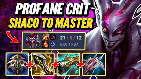 Intense Profane Crit Shaco S14 Dia Ranked League Of Legends Full Gameplay Infernal Shaco