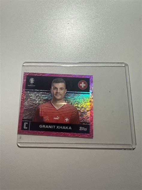 Topps Euro Sui Pink Rosa Granit Xhaka Kapit N Kaufen Auf Ricardo