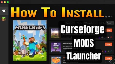 How To Install Curseforge Mods In Tlauncher Minecraft YouTube