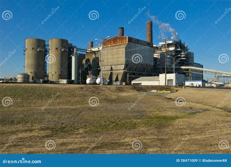 Coal fired power plant stock image. Image of blue, cleancoal - 28471009