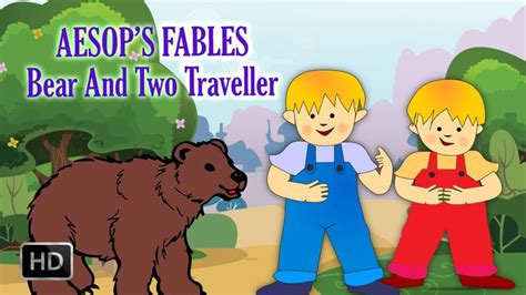 Aesop S Fables Bear And The Two Traveller Short Stories For