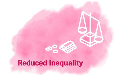 Premium Vector Watercolor Style Sdgs Goal 10 Reduced Inequalities