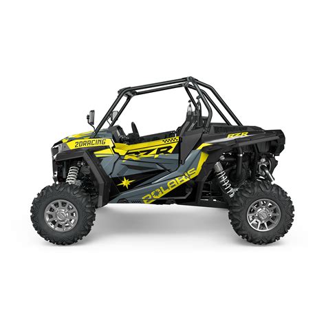 Kit déco SSV POLARIS RZR XP 1000 2DR4 YELLOW