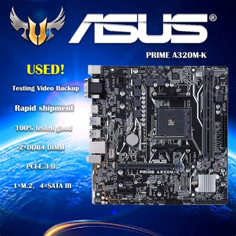 New Asus Prime A320m K A320m Amd A320 Ddr4 3200mhz 32gbs 41 Off