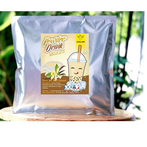 Jual Bubuk Minuman Rasa Vanilla Latte Bubble Drink Powder Drink Ice