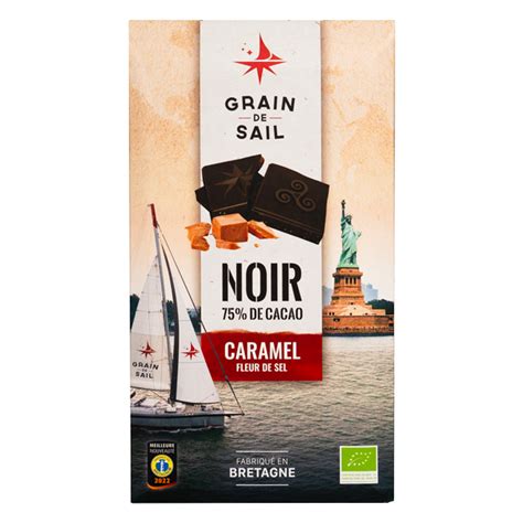 Tablette Chocolat Noir Caramel Fleur De Sel