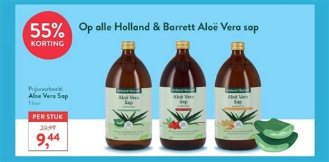 Aloe Vera Sap Liter Aanbieding Bij Holland Barrett