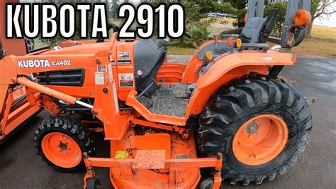 Kubota 2910 With La402 Loader Youtube