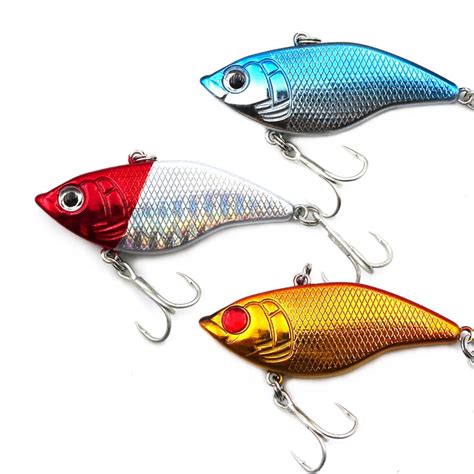 5cm 14g Fishing Lure Winter Fishing Hard Bait VIB With Lead Inside Full