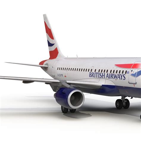 Airbus A318 British Airways 3d Model 3d Model 129 Max 3ds C4d
