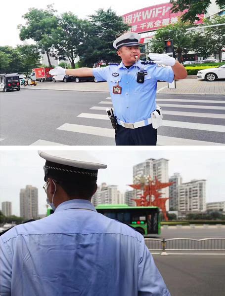 商丘交警冒酷暑战高温坚守一线 “汗”卫道路安全畅通 交警 人民交通网