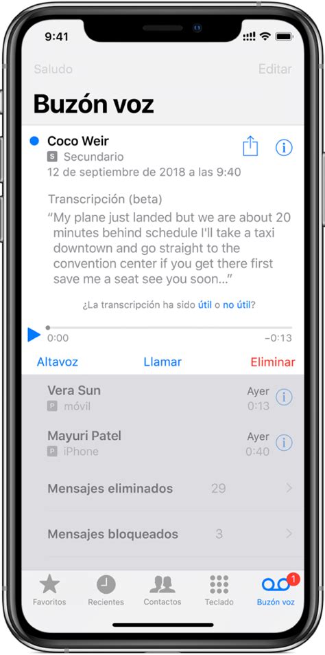 Consultar El Buz N De Voz En El Iphone Soporte T Cnico De Apple